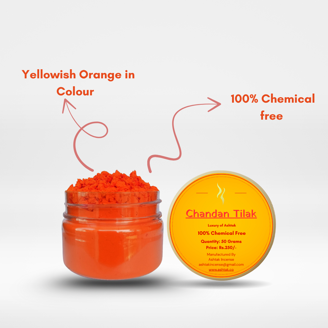 Chandan Tilak - Infused with Original Sandalwood Powder | Natural & Chemical Free