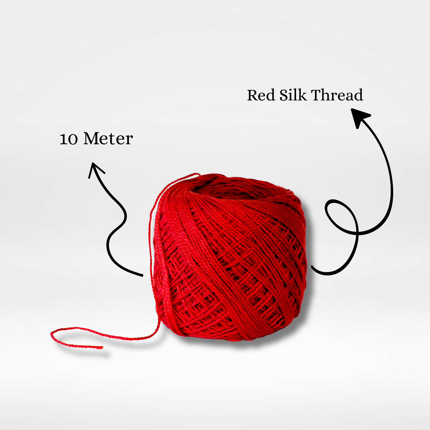 Red silk thread/Dhaga for pooja (10 Meters)