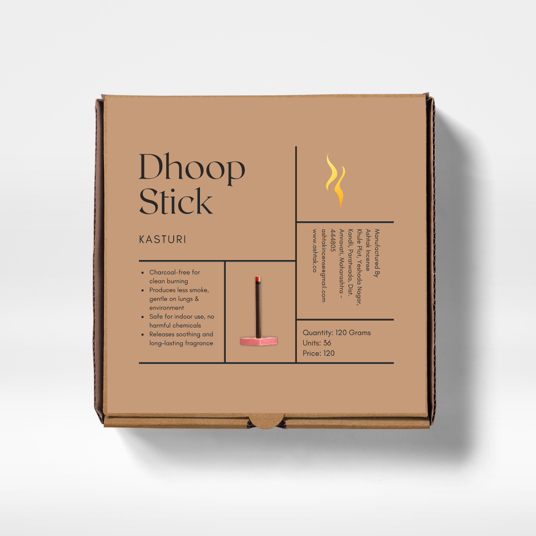 Dhoop Sticks - Kasturi (Calming aroma)
