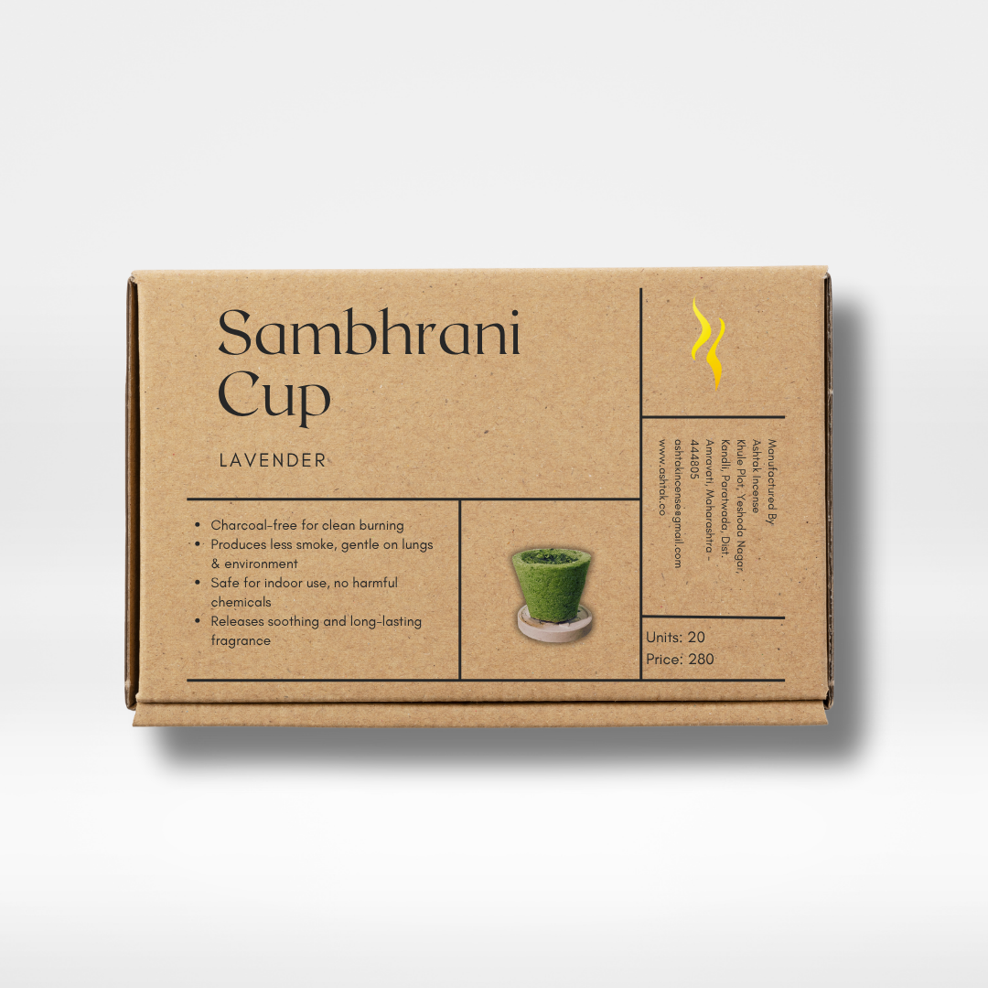 Sambhrani(Dhoop) Cup - Lavender