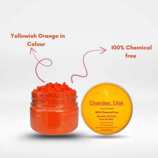 Chandan Tilak - Infused with Original Sandalwood Powder | Natural & Chemical Free