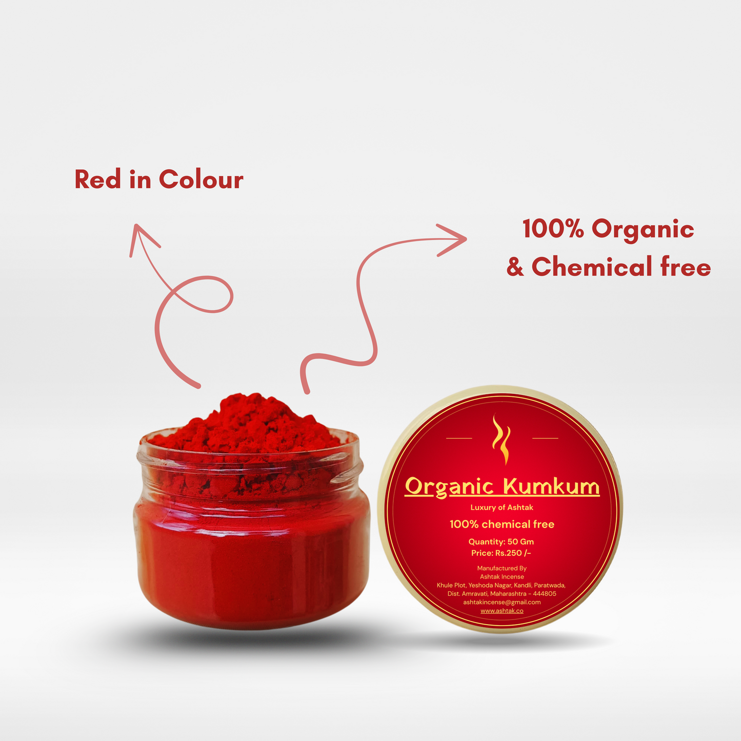 Organic Kumkum – 100% Natural & Chemical-Free