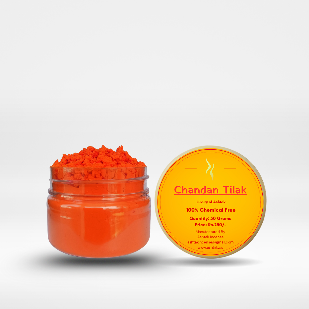 Chandan Tilak - Infused with Original Sandalwood Powder | Natural & Chemical Free