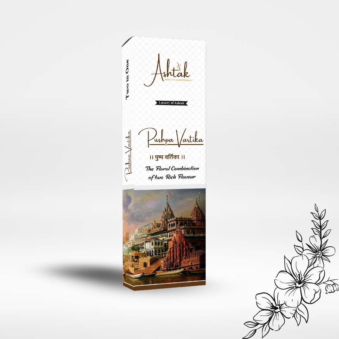 Pushpa Vartika (Rose & Gold) Agarbatti