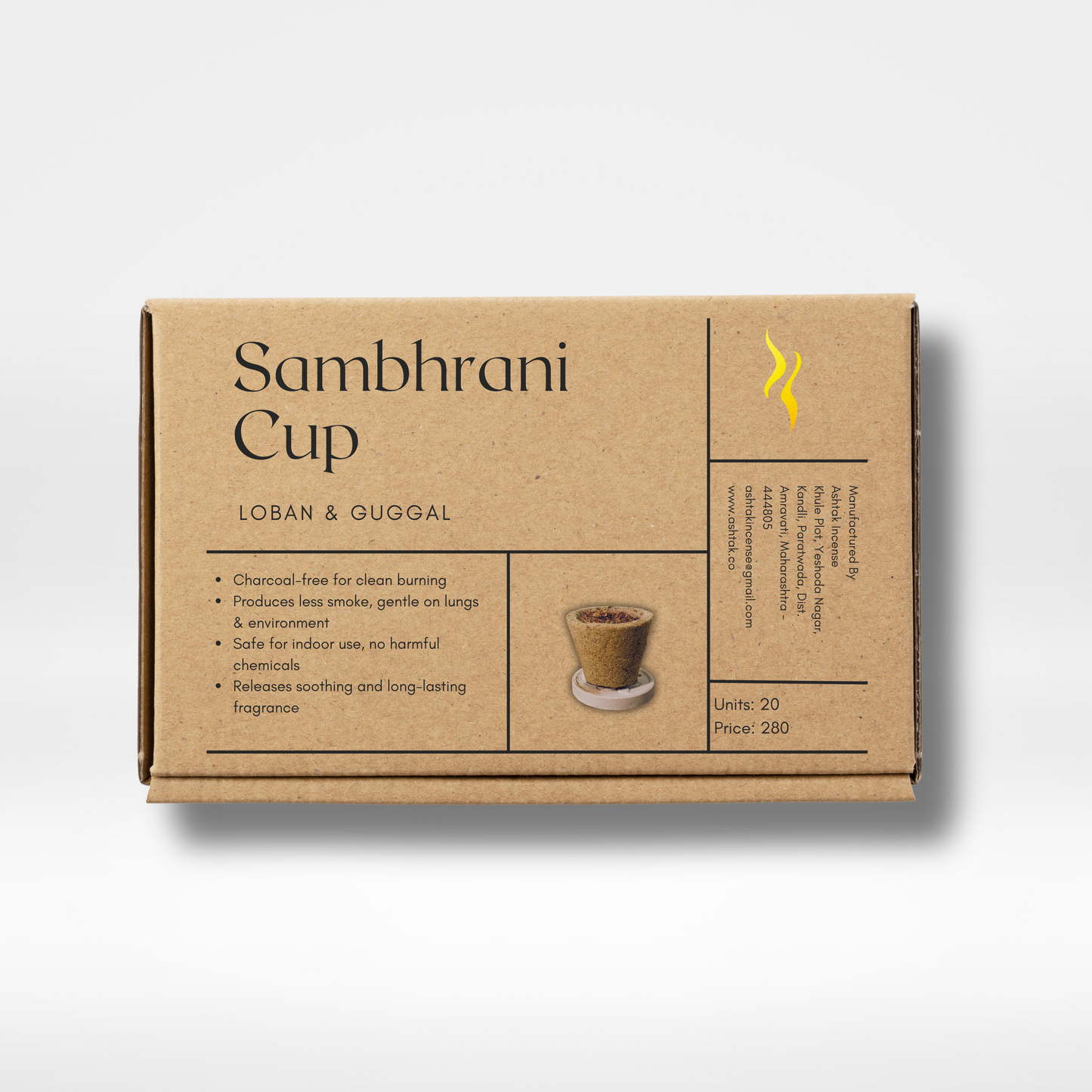 Sambhrani(Dhoop) Cup - Loban & Guggal